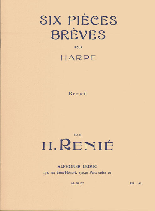 Alphonse Leduc 6 Pieces Breves Harp / Recueil Harpe : photo 1