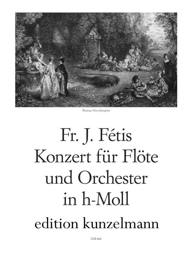 Konzert Für Flöte  François-Joseph Fétis  Flöte und Klavier Klavierauszug  GM-860 : photo 1