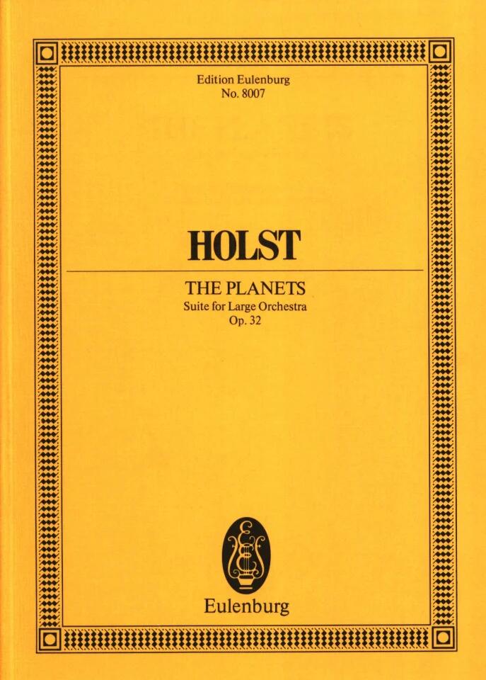 Eulenburg The Planets Op.32  Gustav Holst  Orchestra Studienpartitur  ETP 8007 : photo 1