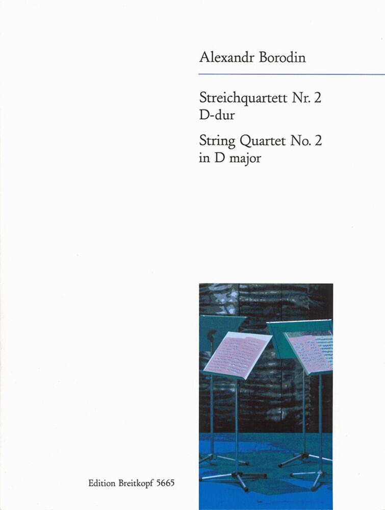 Streichquartet 2  Alexander Porfiryevich Borodin  2 Violins, Viola and Cello Buch + CD  EB 5665 : photo 1