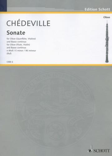 Sonate E   Nicolas Chédeville  Oboe und Klavier Buch  OBB 6 : photo 1