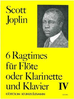 6 Ragtimes Für Flöte und Klavier - Band IV  Scott Joplin  Flöte und Klavier Buch  GM-889E : photo 1