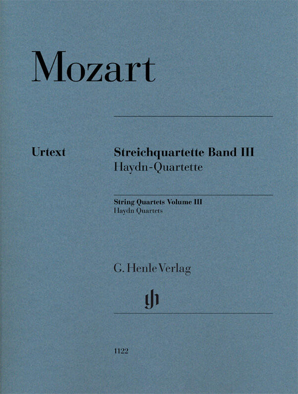 String Quartets Volume III Haydn Quartets Wolfgang Amadeus Mozart  2 Violins, Viola and Cello Stimmen-Set  1122 : photo 1