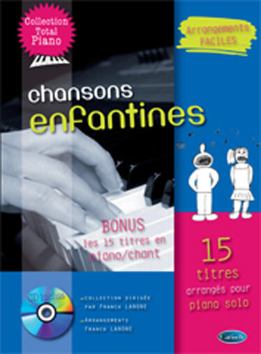 Chansons Enfantines pour Piano  Franck Lanone  Klavier Buch + CD Pop und Rock MF2225 : photo 1