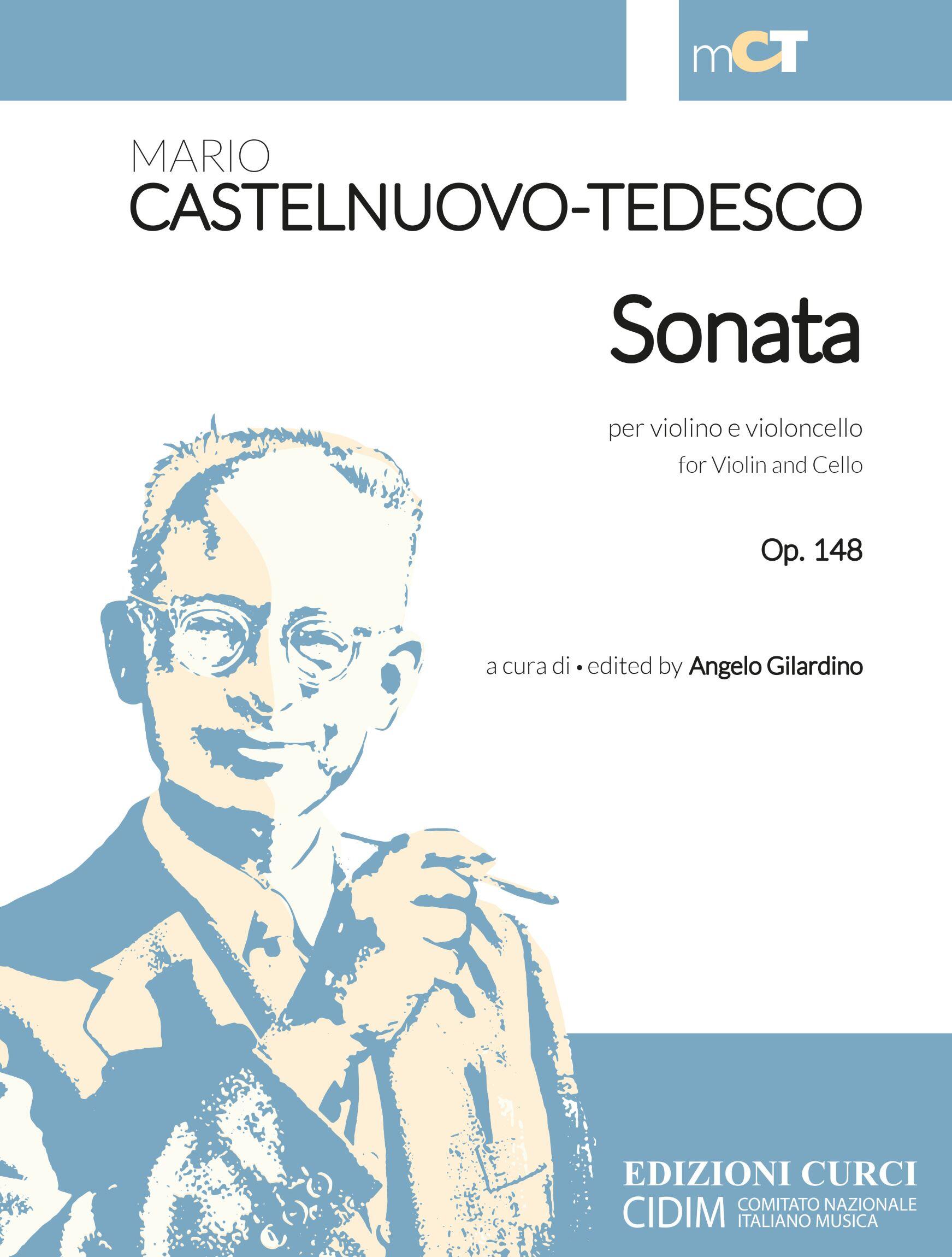 Sonata op. 148 per violino e violoncello Mario Castelnuovo-Tedesco  Violin and Cello Buch  EC11937 : photo 1