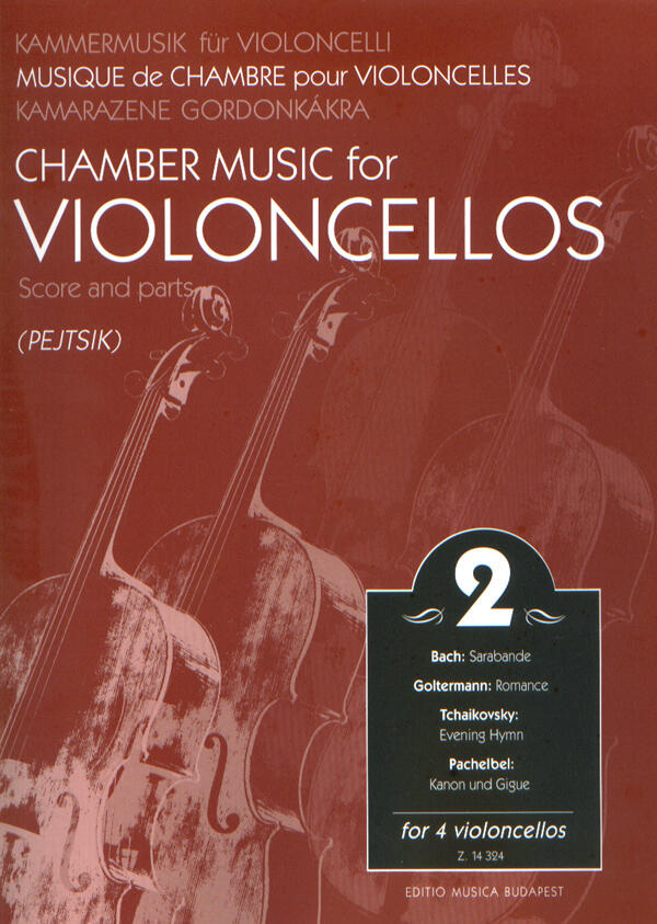 Chamber Music for/ Kammermusik für Violoncelli 2 for 4 violoncellos   4 Cellos Partitur + Stimmen Klassik 14324 : photo 1