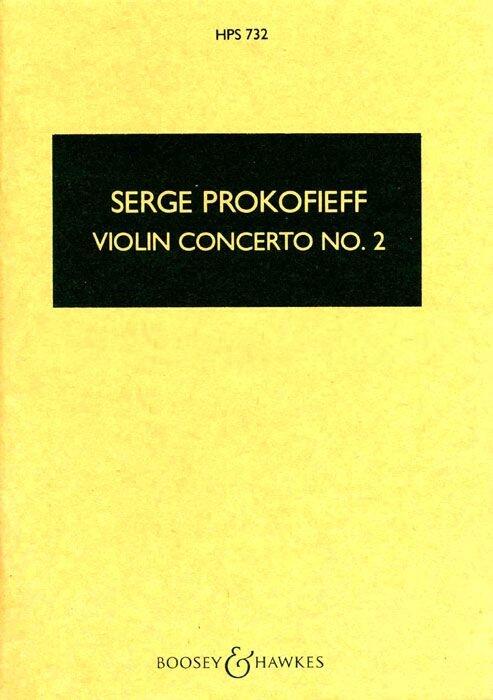 Violin Concerto No. 2  In G Minor Op.63Sergei Prokofiev  Violin and Orchestra Buch  BH 6500438 : photo 1