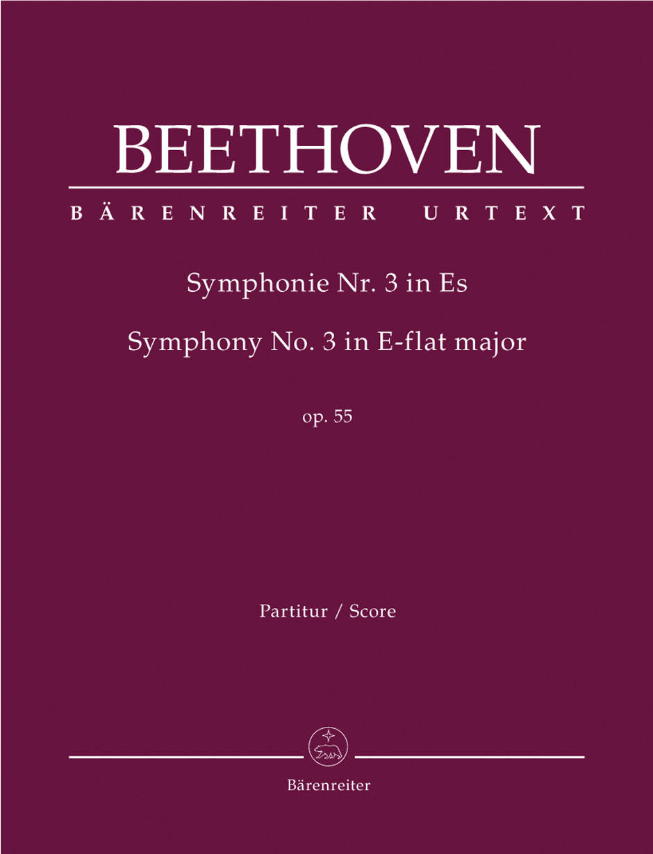 Symphony No.3 In E Flat Op.55 Eroica Eroica Ludwig van Beethoven  Orchestra Partitur Klassik BA9003 (BA9003) : photo 1