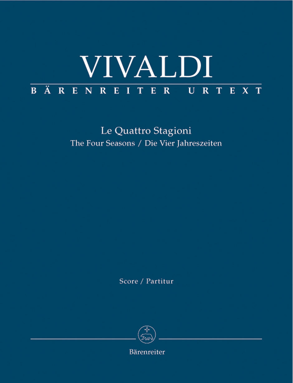 The Four Seasons (Full Score)  Antonio Vivaldi  Solo Violin, 2 Violins, Viola and BC Partitur  BA6994 (BA6994) : photo 1