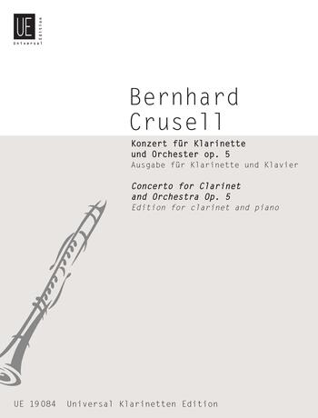 Concerto No. 2 in F min Op. 5  Bernhard Henrik Crusell  Clarinet Klavierauszug  UE 19084 : photo 1