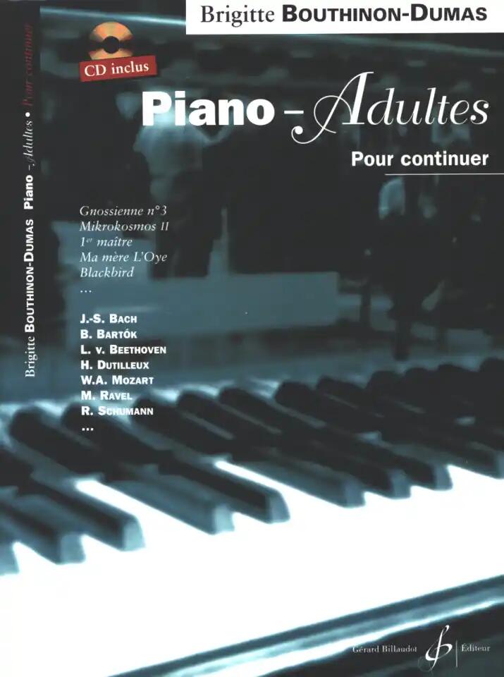 Piano-Adultes Volume 2  Brigitte Bouthinon-Dumas  Klavier Buch + CD Schule GB7526 (GB7526) : photo 1