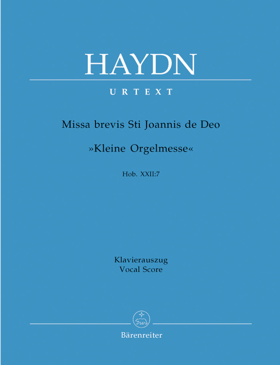Missa Brevis Sancti Joannis De Deo Kleine orgelmesse Franz Joseph Haydn  SATB + accompaniment Klavierauszug Klassik BA4653-90réduction piano : photo 1