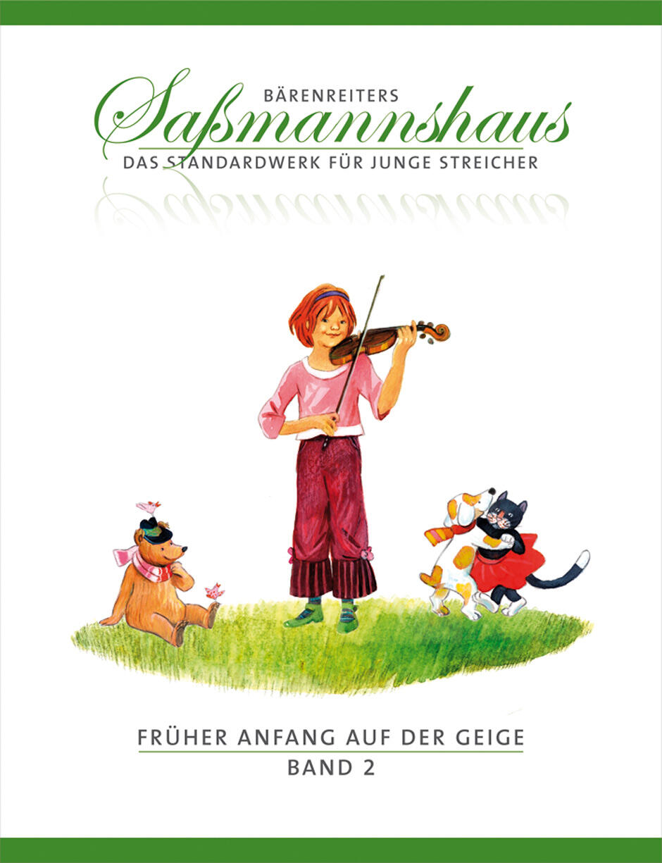 Früher Anfang auf der Geige, Band 2 Eine Violinschule für Kinder  Egon Sassmannshaus  Violin Buch  BA9672 (BA9672) : photo 1