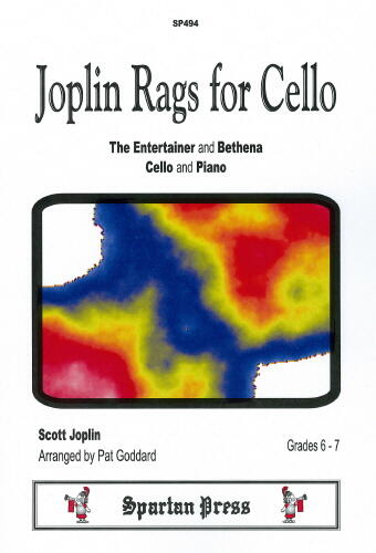 Joplin Rags For Cello Entertainer/Bethena Scott Joplin  Cello und Klavier Buch  SP494 (SP494) : photo 1