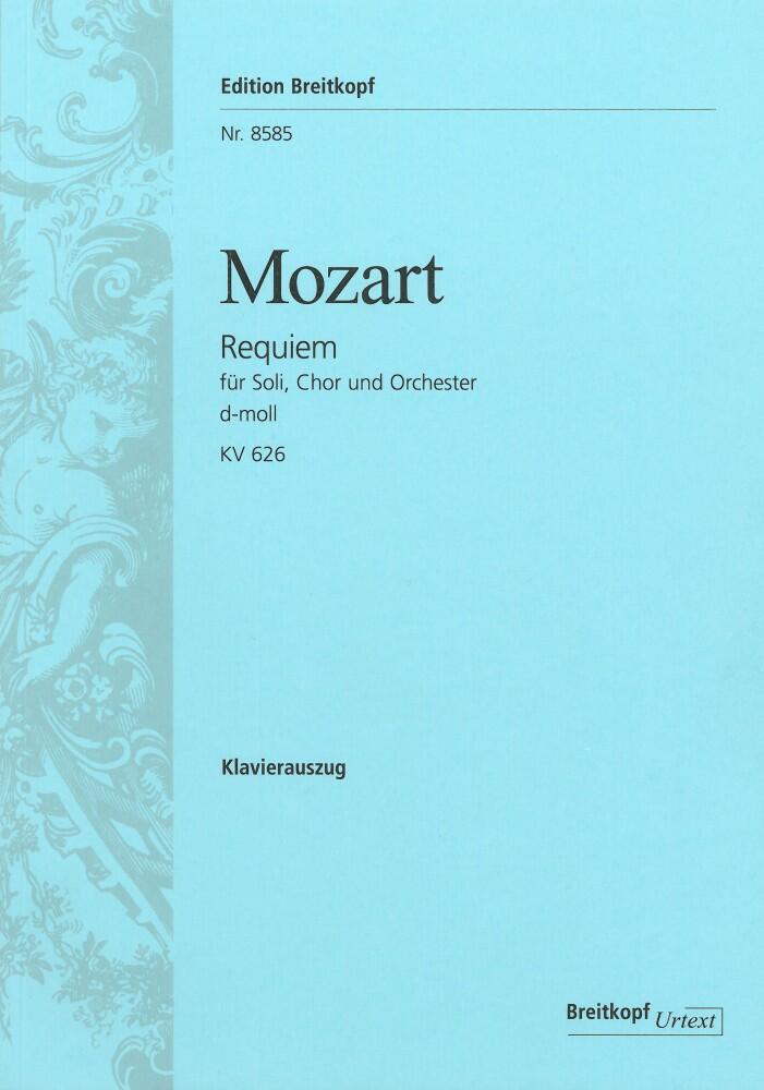 Requiem In D KV 626  Wolfgang Amadeus Mozart  Piano Reduction Klavierauszug Hymnen und Choräle EB 8585 : photo 1