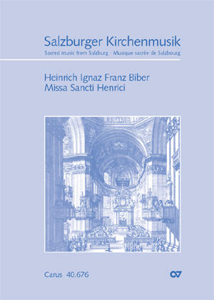 Missa Sancti Henrici  Heinrich Ignaz Franz Biber Paul Horn Soli SSATB, SSATB and Orchestra Partitur Messe CV 40.676/00 : photo 1