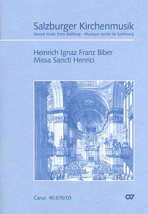 Missa Sancti Henrici  Heinrich Ignaz Franz Biber Paul Horn SSATB Klavierauszug Messe CV 40.676/03 : photo 1