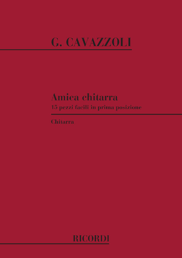 Amica Chitarra  Germano Cavazzoli  Gitarre Partitur Sudien und bungen NR 132419 : photo 1