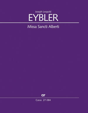 Missa Sancti Alberti  Joseph Leopold Eybler  SATB, 2 Violins, Viola and BC Partitur Messe CV 27.084/00 : photo 1