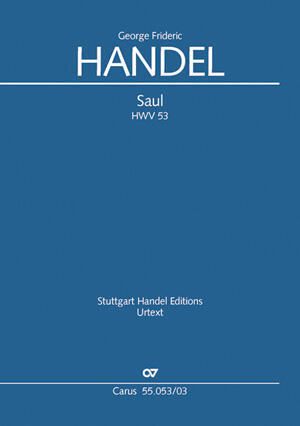 Saul Oratorium Georg Friedrich Händel  Soli SATB, SSATB and Orchestra Klavierauszug Oratorium CV 55.053/03 : photo 1