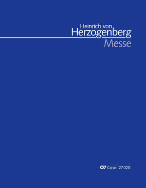 Messe in e op. 87 e-Moll Heinrich von Herzogenberg  Soli SATB, SATB and Orchestra Partitur  CV 27.020/00 : photo 1