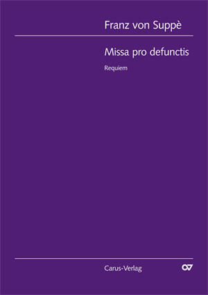 Missa pro defunctis Requiem Franz von Suppé  Soli SATB, SATB and Orchestra Partitur Requiem CV 40.085/00 : photo 1