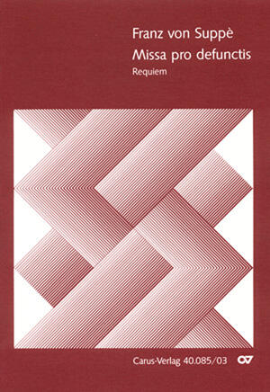 Missa pro defunctis Requiem Franz von Suppé  Soli SATB, SATB and Orchestra Klavierauszug Requiem CV 40.085/03 : photo 1