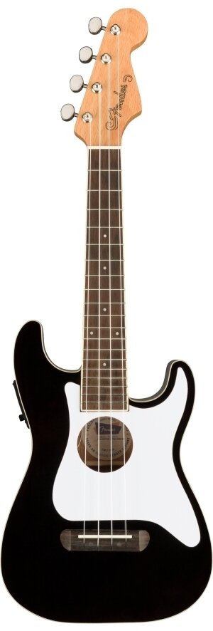 Fender Fullerton Strat Ukulele Black : photo 1