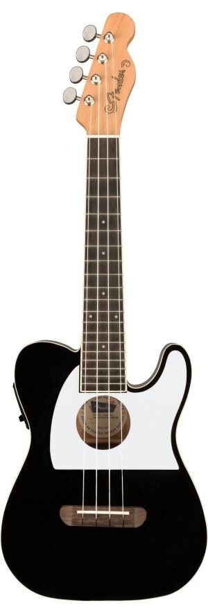 Fender Fullerton Tele Ukulele, Black : photo 1