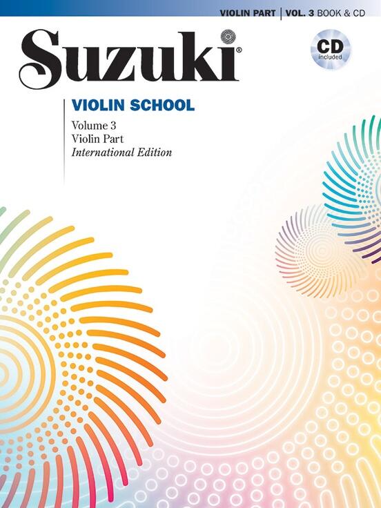 Suzuki Violin School vol. 3 + CD International edition Shinichi Suzuki H. Hahn / N. Zhu : photo 1