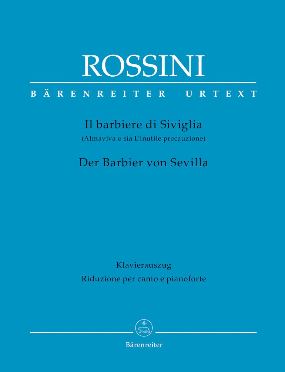 The Barber of Seville Commedia in due atti Gioachino Rossini Rasmus Baumann Orchestra Klavierauszug Oper/Operette BA10506-90 (BA10506-90) : photo 1
