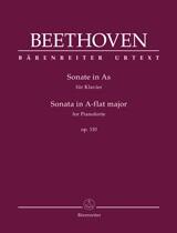 Sonata for Pianoforte in A-flat major op. 110  Ludwig van Beethoven  Klavier Buch Klassik BA 11812 : photo 1