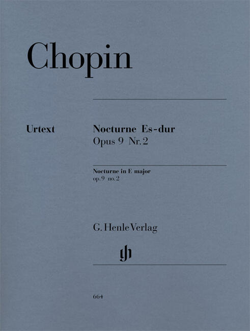 Nocturne In E Flat Op.9 No.2  Frédéric Chopin  Klavier Buch  HN 664 : photo 1