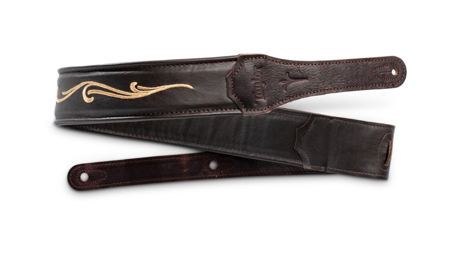 Taylor K250-05 Spring Vine Strap, Chocolate Brown Leather, 2.5