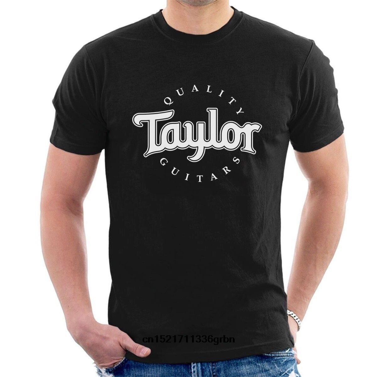 Taylor T-Shirt Herren Basic Black Logo - Größe L : photo 1
