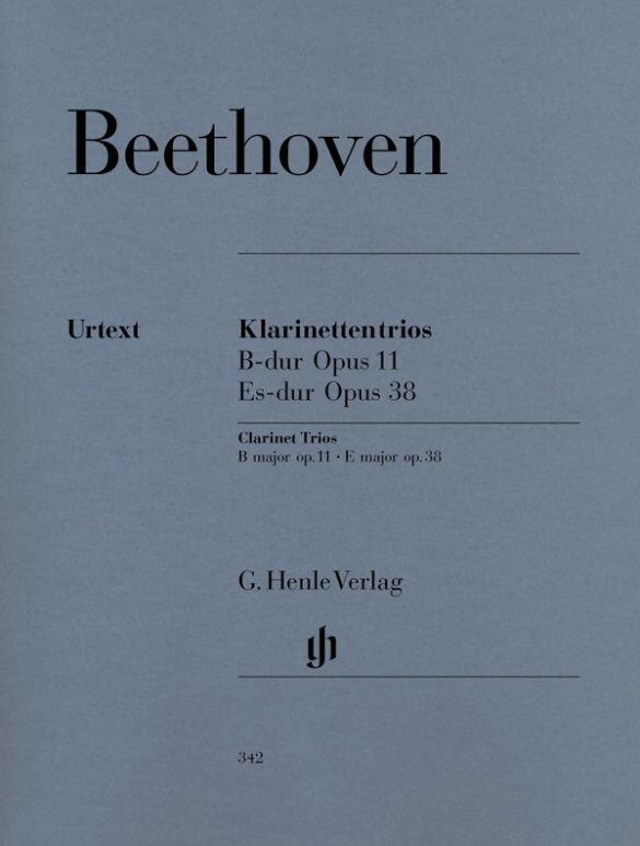 Clarinet Trios B flat major op. 11 & E flat major Ludwig van Beethoven  Piano Trio Buch Klassik HN 342 : photo 1