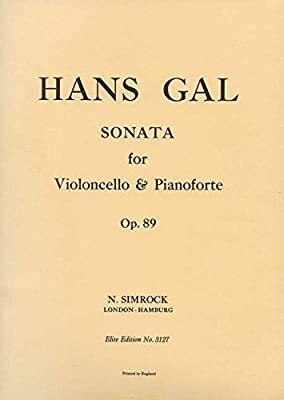 Sonata in C Minor op. 89    Cello und Klavier Buch  EE 3127 : photo 1