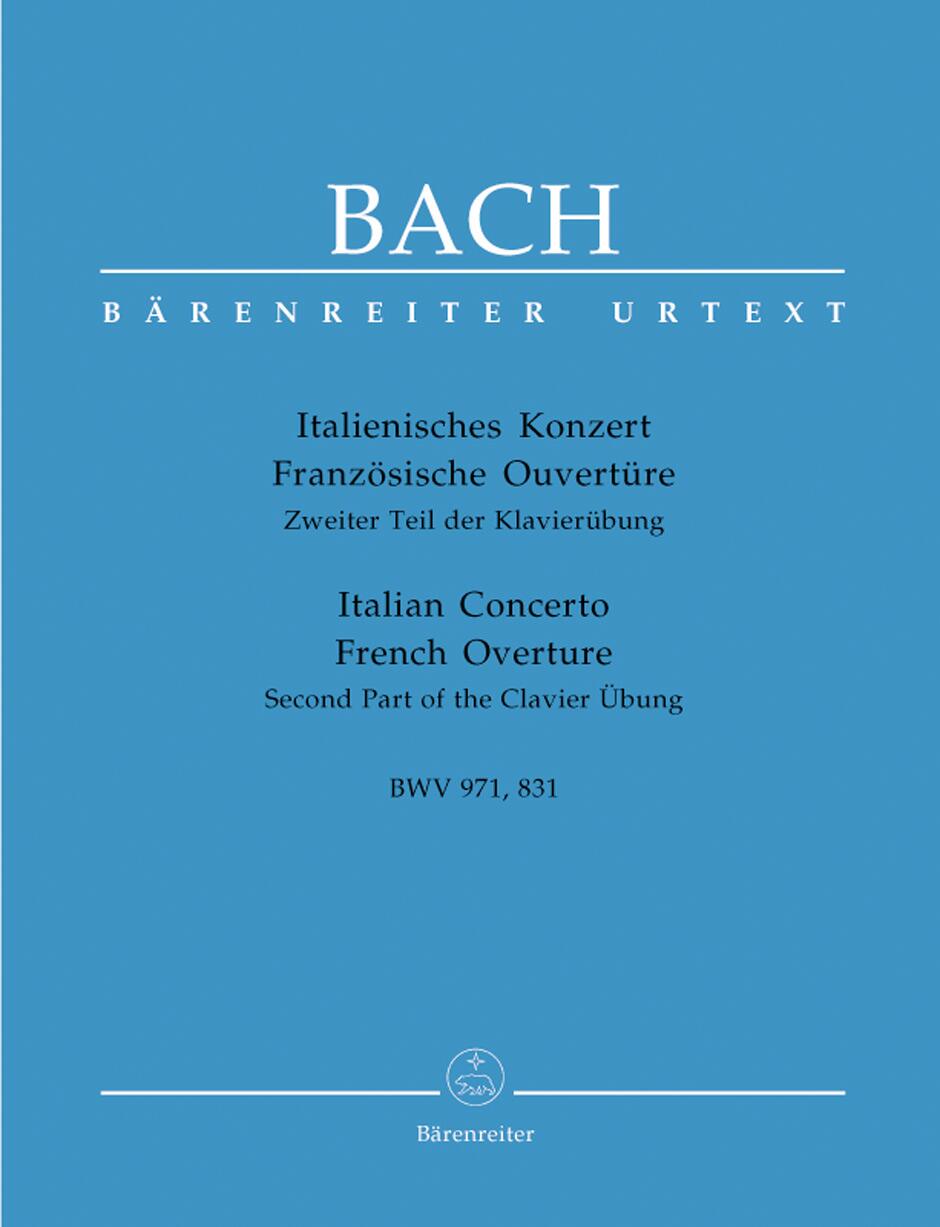 Italian Concerto-French Overture Second Part of the Clavier bung Johann Sebastian Bach  Harpsichord, Piano Partitur  BA5161 (BA5161) : photo 1
