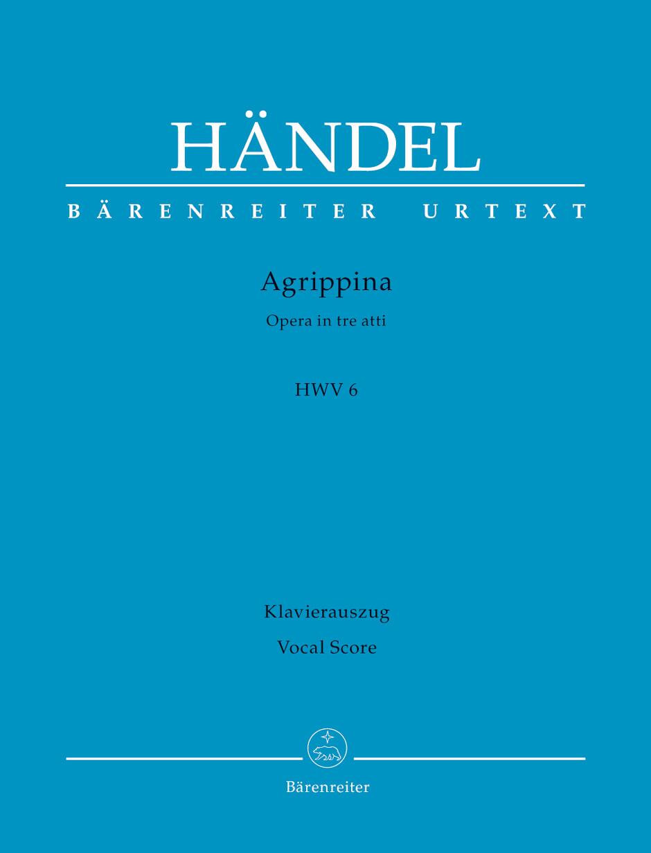 Agrippina HWV 6 Opera in three acts   Piano reduction Klavierauszug Oper/Operette BA 4092-90 : photo 1