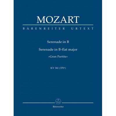 Serenade In B-Flat Major K.361 - Gran Partita Serenade für 13 Instrumente Wolfgang Amadeus Mozart   Studienpartitur Klassik TP312 : photo 1