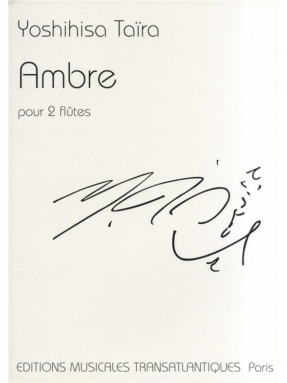 Ambre  Yoshihisa Tara Pierre-Yves Artaud Flute (Duet) Ensemble Partitur + Stimmen  ETR001983 (ETR001983) : photo 1