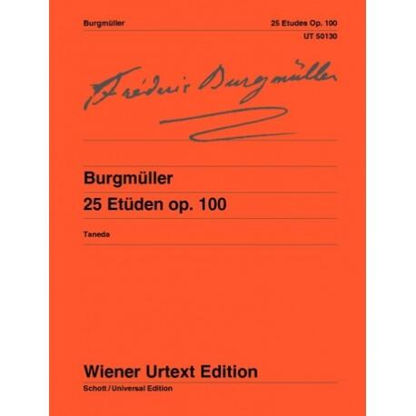 Edition Etudes Opus 100  Friedrich Burgmüller  Klavier Buch Sudien und bungen UT 50130 : photo 1