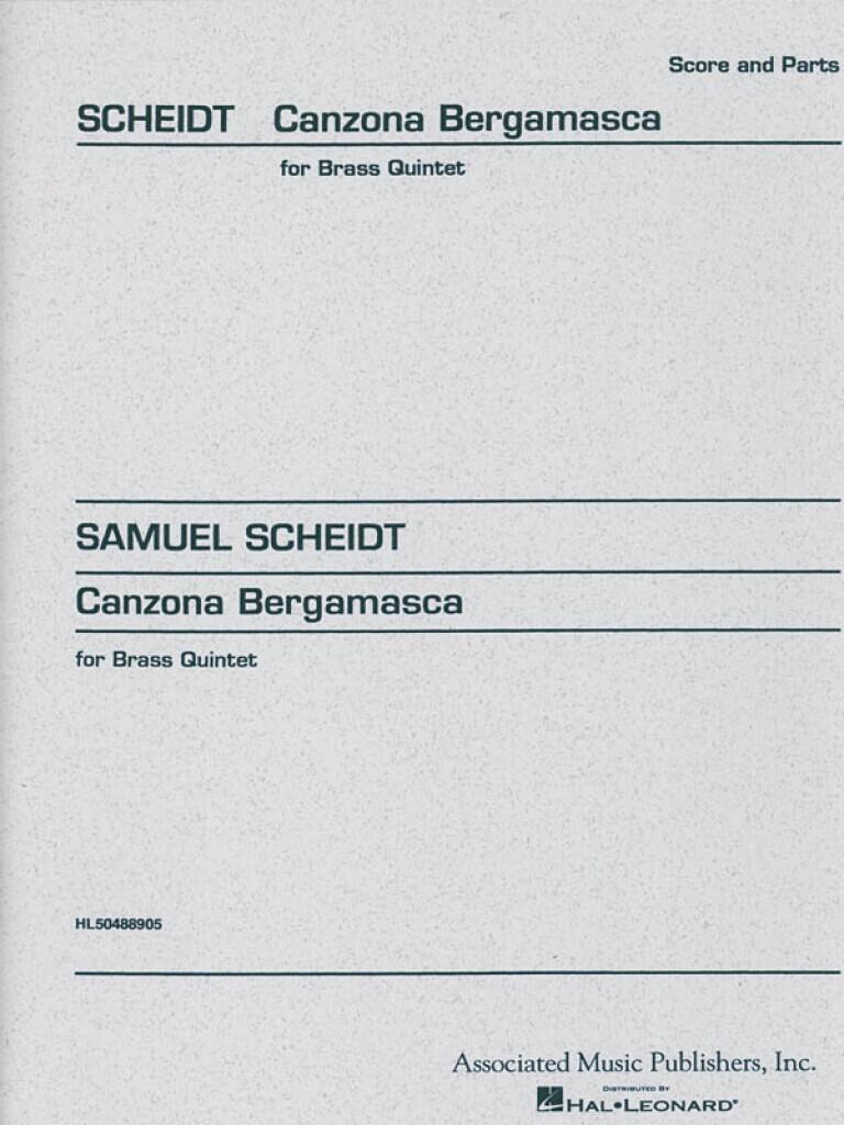 Canzone Bergamasca Score and Parts Samuel Scheidt  Blechbläserquintett Buch Klassik HL50488905 (HL50488905) : photo 1