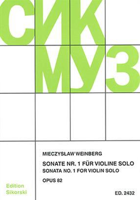Edition Sonate Nr. 1 für Violine Mieczyslaw Weinberg  Violin Buch  SIK2432 (SIK2432) : photo 1