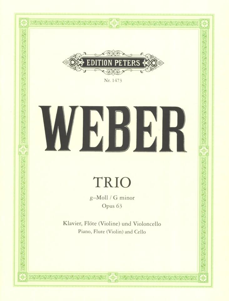 Klaviertrio G Op.63  Carl Maria von Weber  EP1473 (EP1473) : photo 1