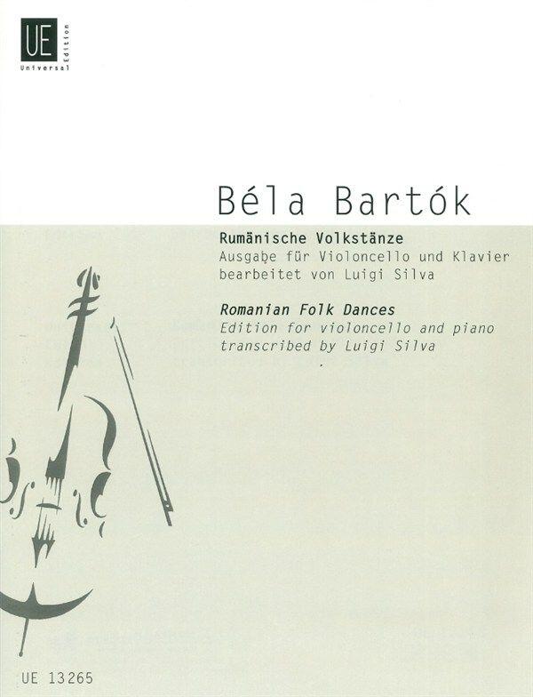Romanian Folk Dances For Cello  Béla Bartk  Cello und Klavier Buch  UE 13265 : photo 1