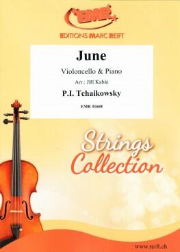 June  Pyotr Ilyich Tchaikovsky Jiri Kabat  Cello und Klavier Buch : photo 1