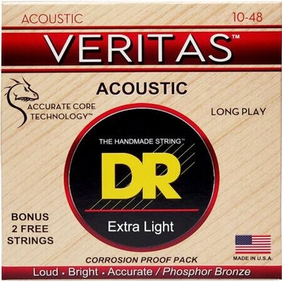 DR Strings Veritas phosphor bronze - extra-light 010/048