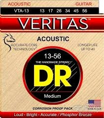 DR Strings Veritas phosphor bronze - Medium 13/56 : photo 1