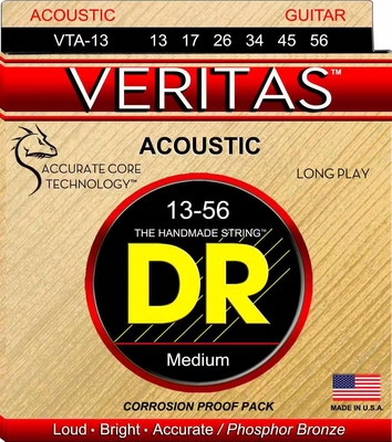 DR Strings Veritas phosphor bronze - Medium 13/56